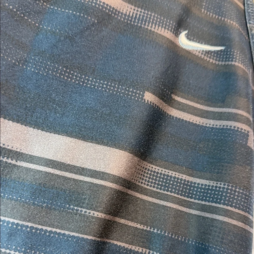 Nike Black and Brown‎ Striped Tank Top